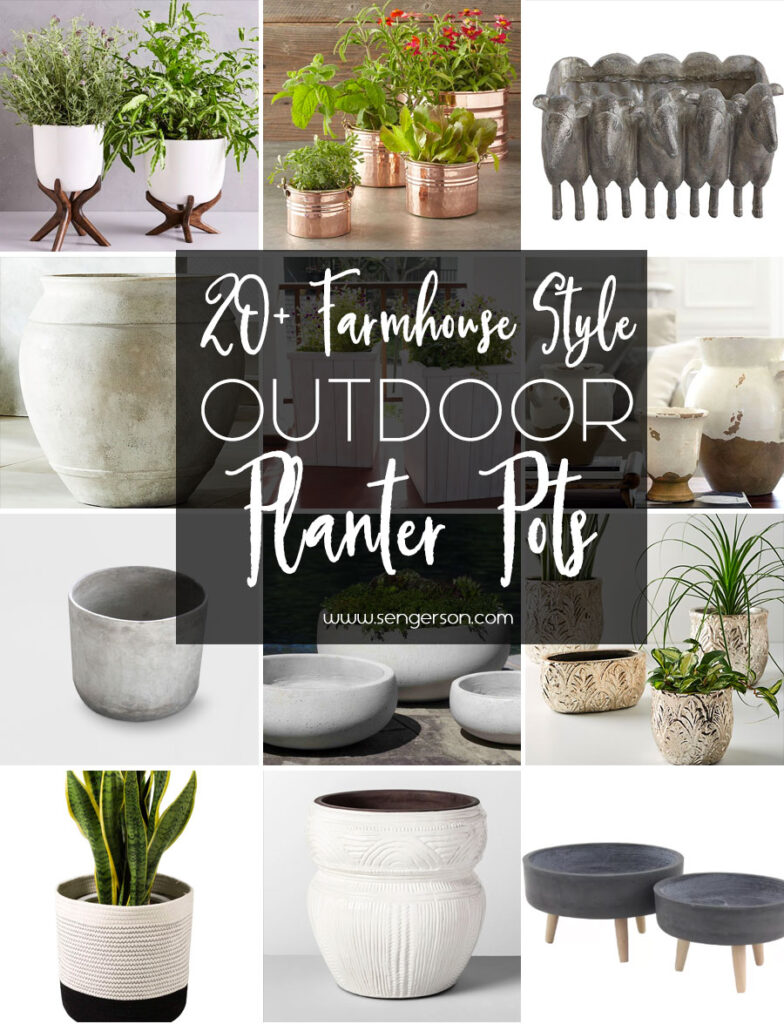 20+ Modern Outdoor Farmhouse Planter Pots