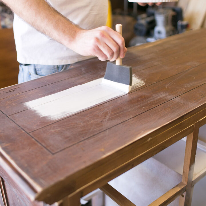 Super Easy Chalk Paint with Calcium Carbonate