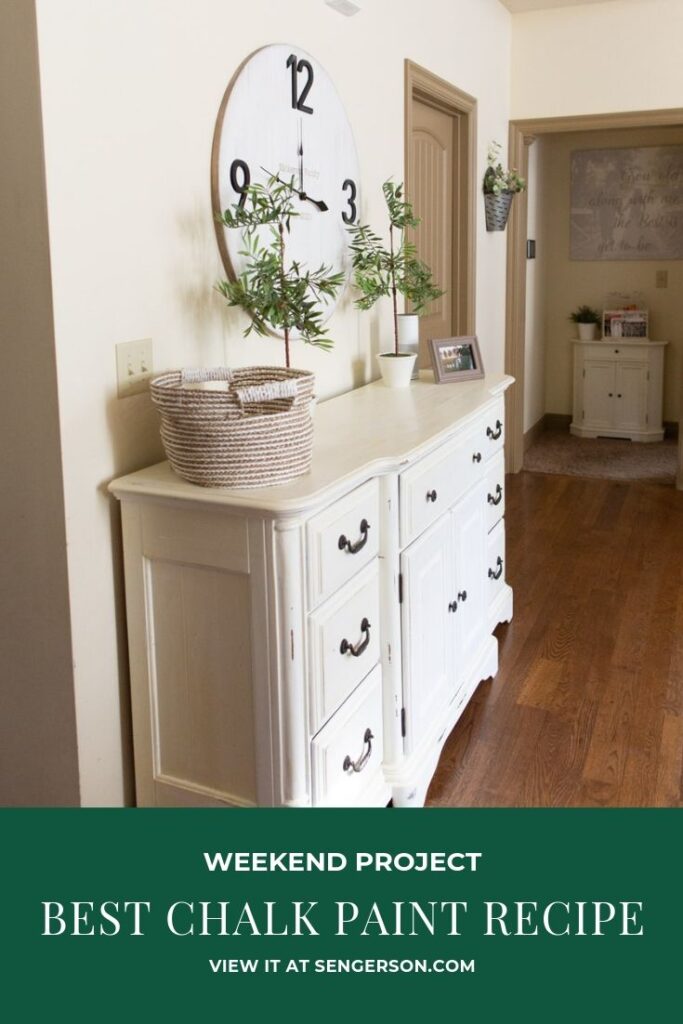 The BEST and EASIEST Homemade Chalk Paint Recipe