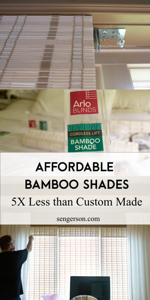 Whitewash Bamboo Roman Shades Honest Review (Best Place to Buy)