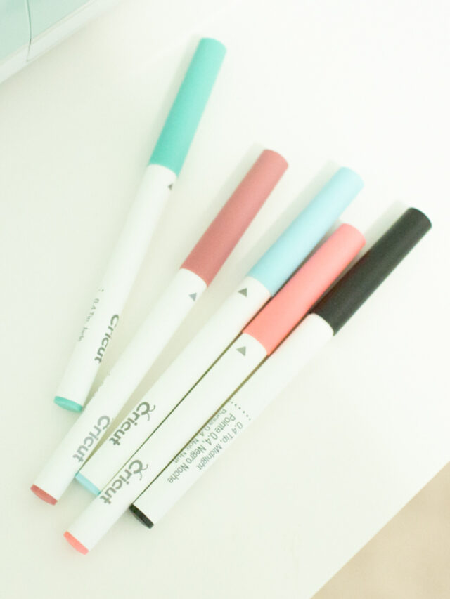 How to Use Cricut Markers and Pens Home DIY, Design, and Organization