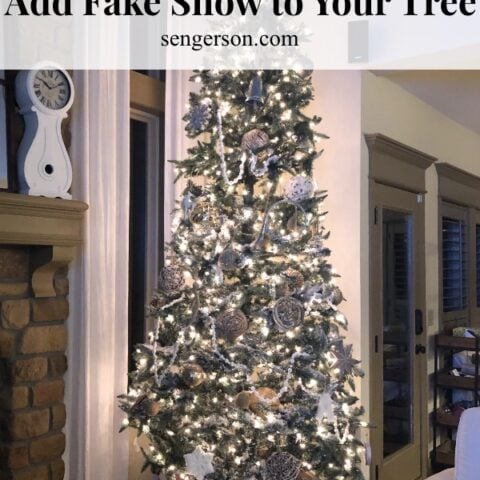 how to flock a christmas tree