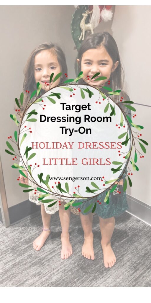Target Holiday Dresses for Little Girls Dressing Room TryOn Session