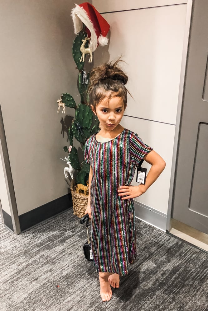Target Holiday Dresses for Little Girls Dressing Room TryOn Session