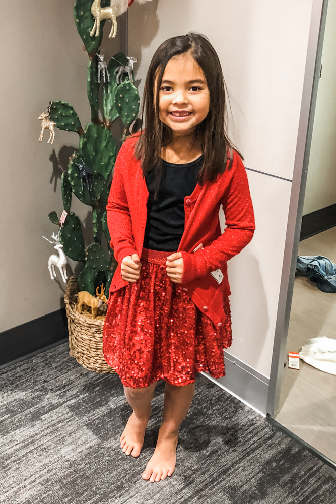 Target Holiday Dresses for Little Girls Dressing Room TryOn Session