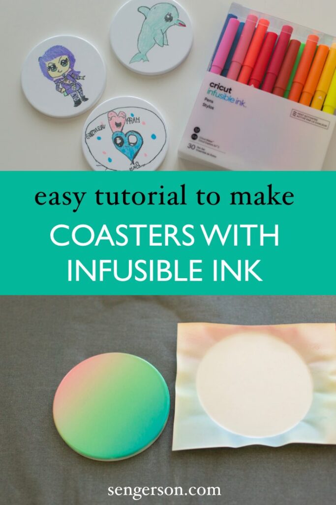Simple Guide to Making Cricut Infusible Ink Coasters