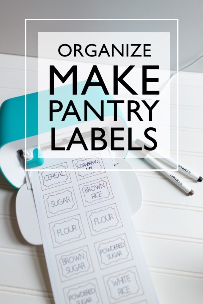 How to Make Pantry Labels with Cricut Joy 3 Easy Tutorials