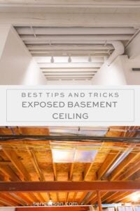 exposed basement ceiling