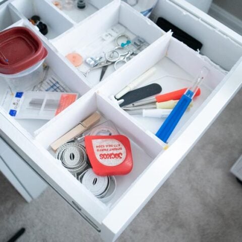 Drawer Dividers for Ikea Alex Cabinets