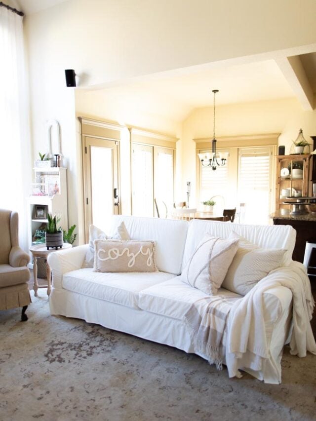 Affordable Pottery Barn Slipcover Knockoff Home DIY, Design, and