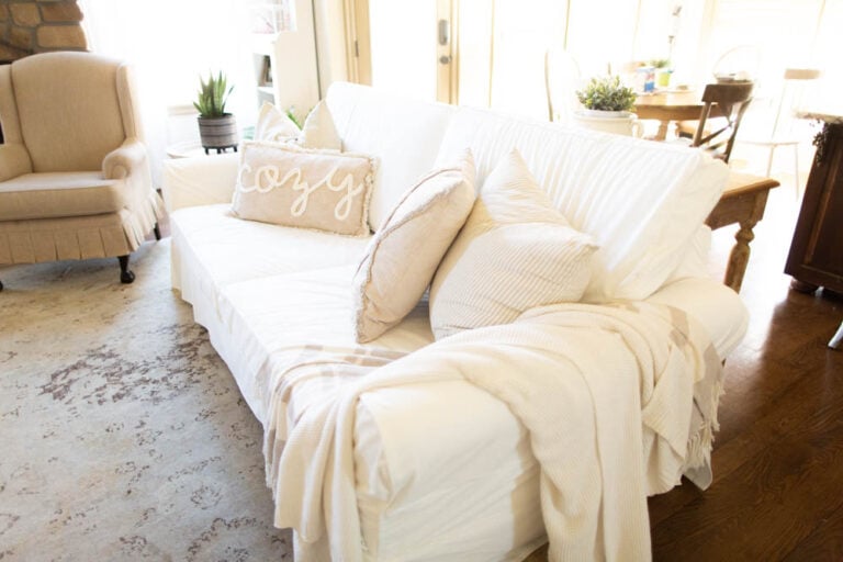 AFFORDABLE Pottery Barn Slipcover Knockoffs Honest Review