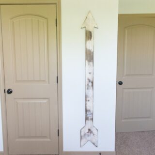 DIY Wooden Arrow Growth Chart