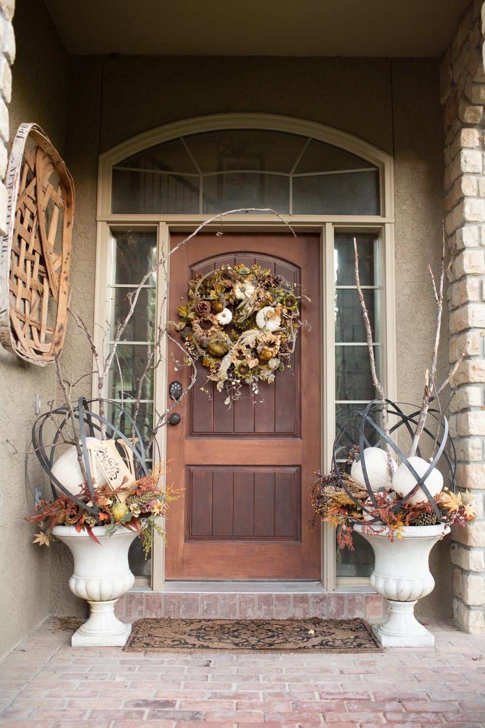Front Porch Decor for Fall & Thanksgiving