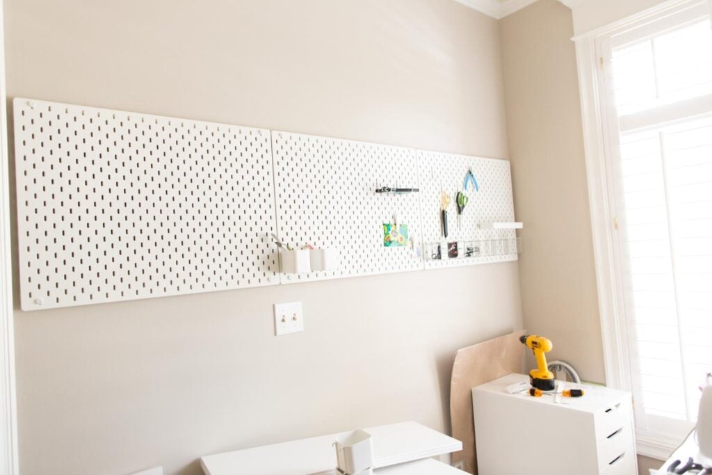 IKEA Skadis Pegboard System: Home Office Wall Organizer