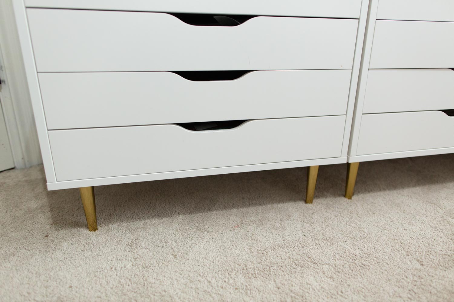 How to Add Legs to IKEA Alex or Kallax Units (Super Simple and Easy)