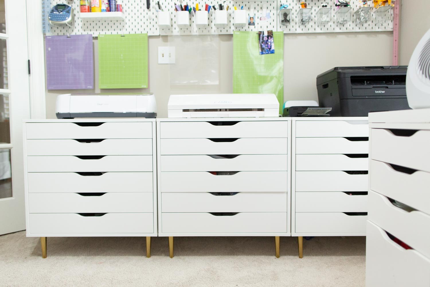 How to Add Legs to IKEA Alex or Kallax Units (Super Simple and Easy)