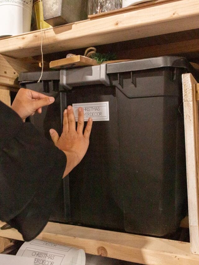 Basement Tote Labeling DIY Home DIY, Design, and Organization for