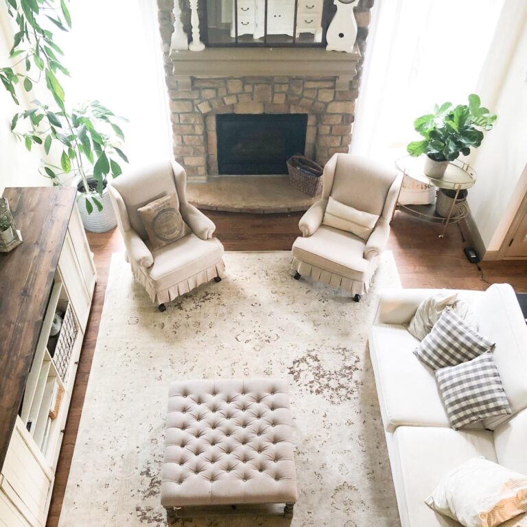 Wingback Chair Makeover Reupholstery Cost and Tutorial (Best Tips)