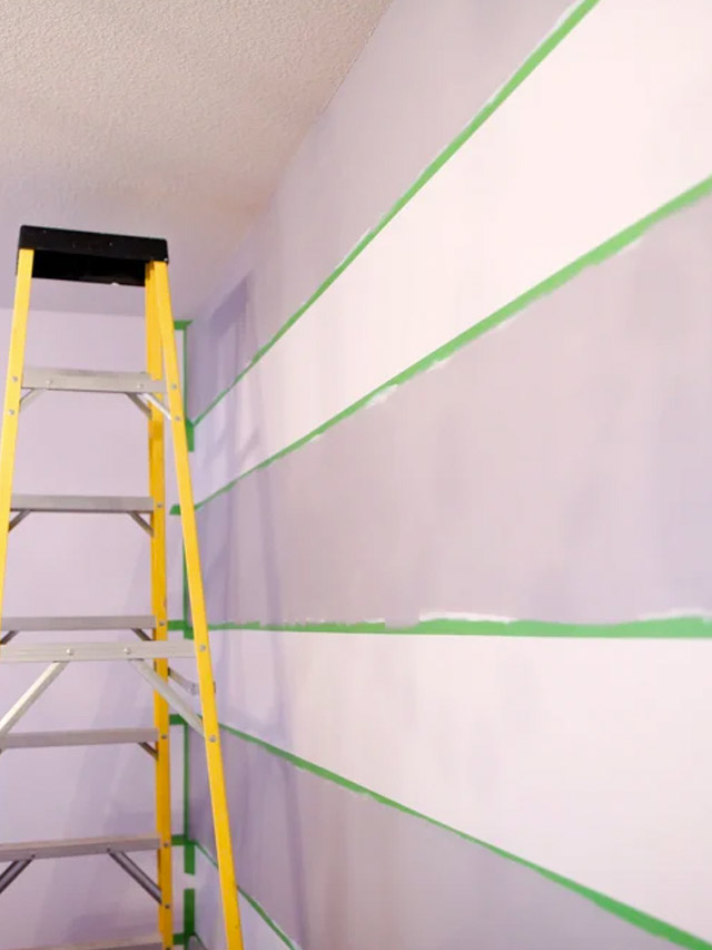 How to Paint Perfect Horizontal Straight Lines Home DIY, Design, and