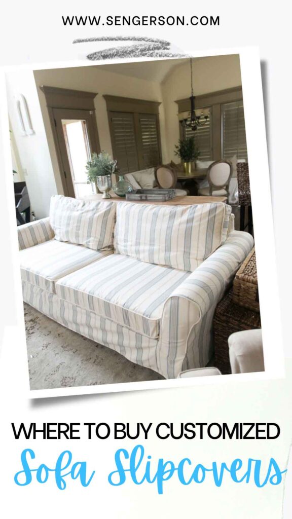 Custom Pottery Barn Slipcover
