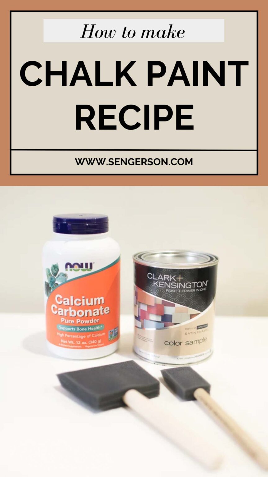 The BEST and EASIEST Homemade Chalk Paint Recipe