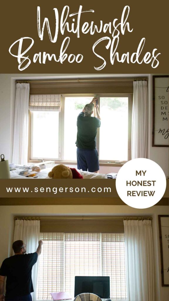 Whitewash Bamboo Roman Shades Honest Review (Best Place to Buy)