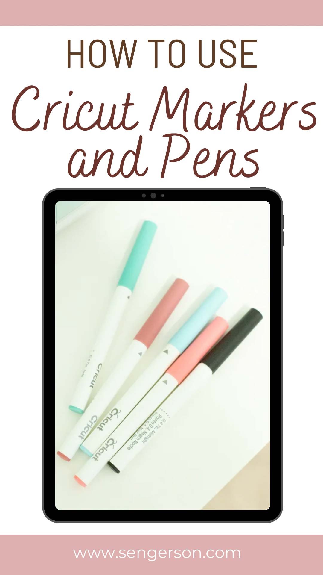 how to use cricut markers and pens tips and tricks