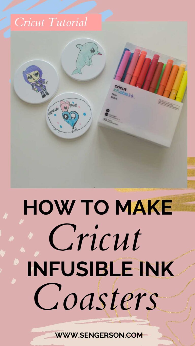 Simple Guide to Making Cricut Infusible Ink Coasters