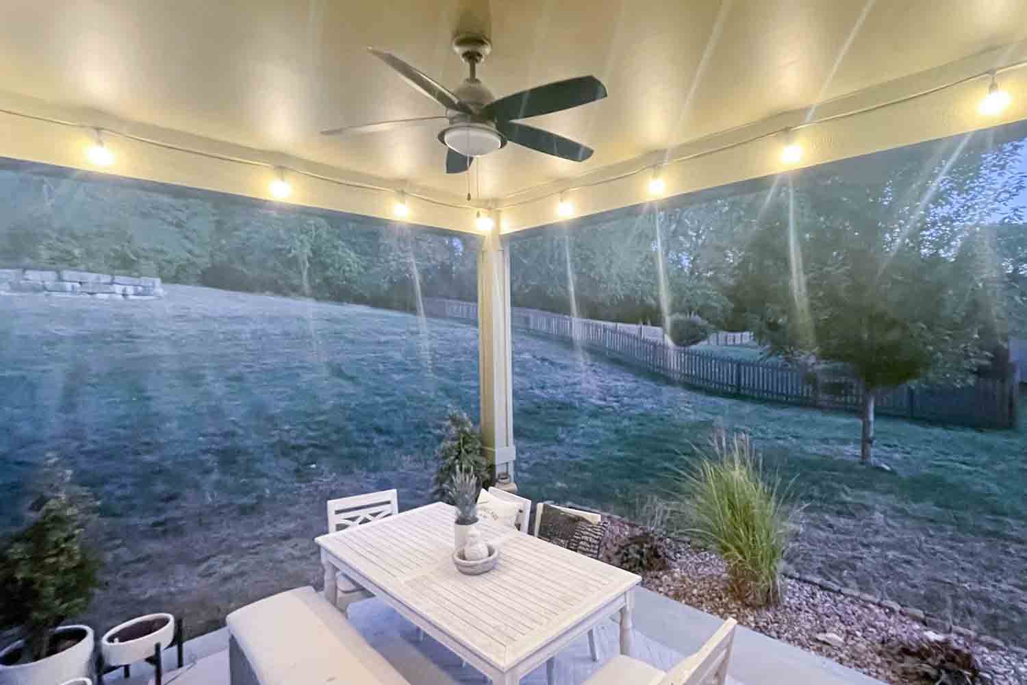 How to Hang String Lights on Covered Patio (Step by Step)