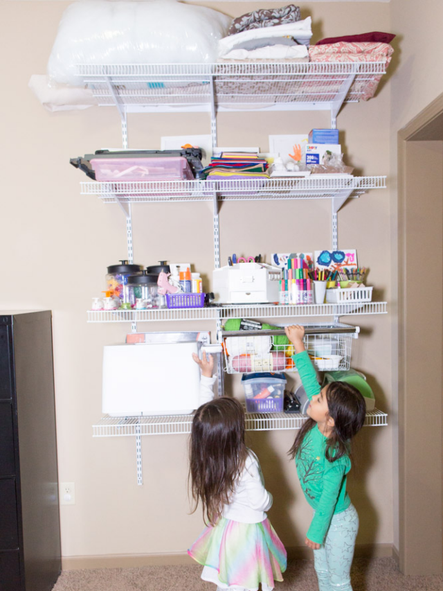 Creating a Shareable Craft Space with Kids - Home DIY, Design, and ...